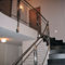 सर्पिल सीढ़ियों के लिए फेरुल फ्लेक्सिबल केबल मेष स्टेनलेस स्टील रस्सी 3 डी संरचना आपूर्तिकर्ता