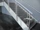 सीढ़ी रेलिंग के लिए सजावटी फेरुले लचीले स्टेनलेस स्टील वायर रस्सी मेष बाड़ आपूर्तिकर्ता